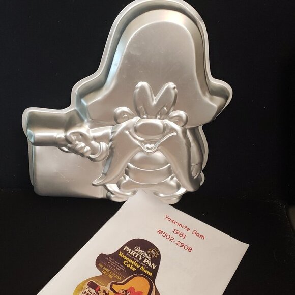 Wilton Cake Pan Yosemite Sam Looney Tunes Warner Brothers Color Instructions - Picture 1 of 9